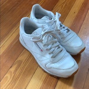 Reebok retro white leather